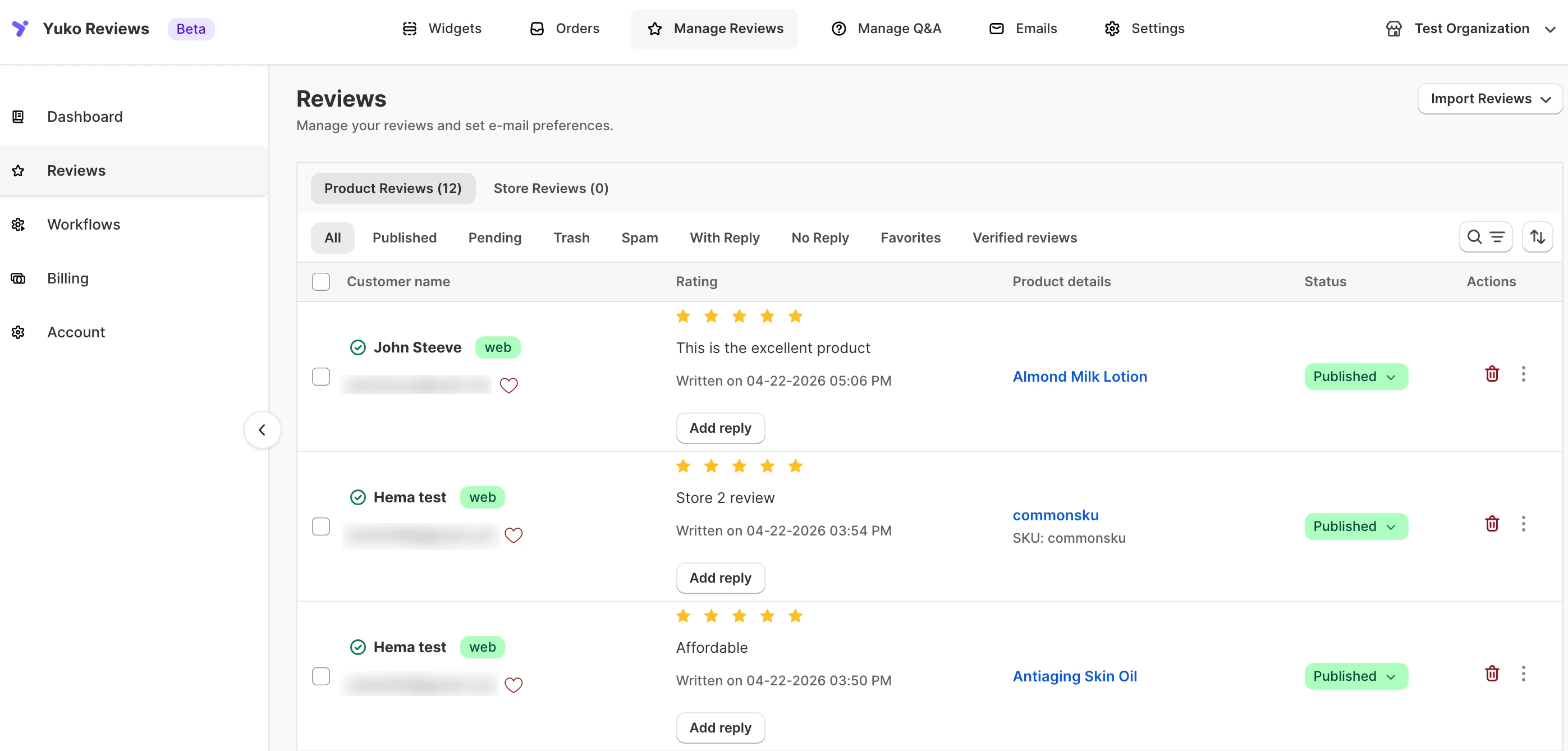 Yuko Manage Reviews