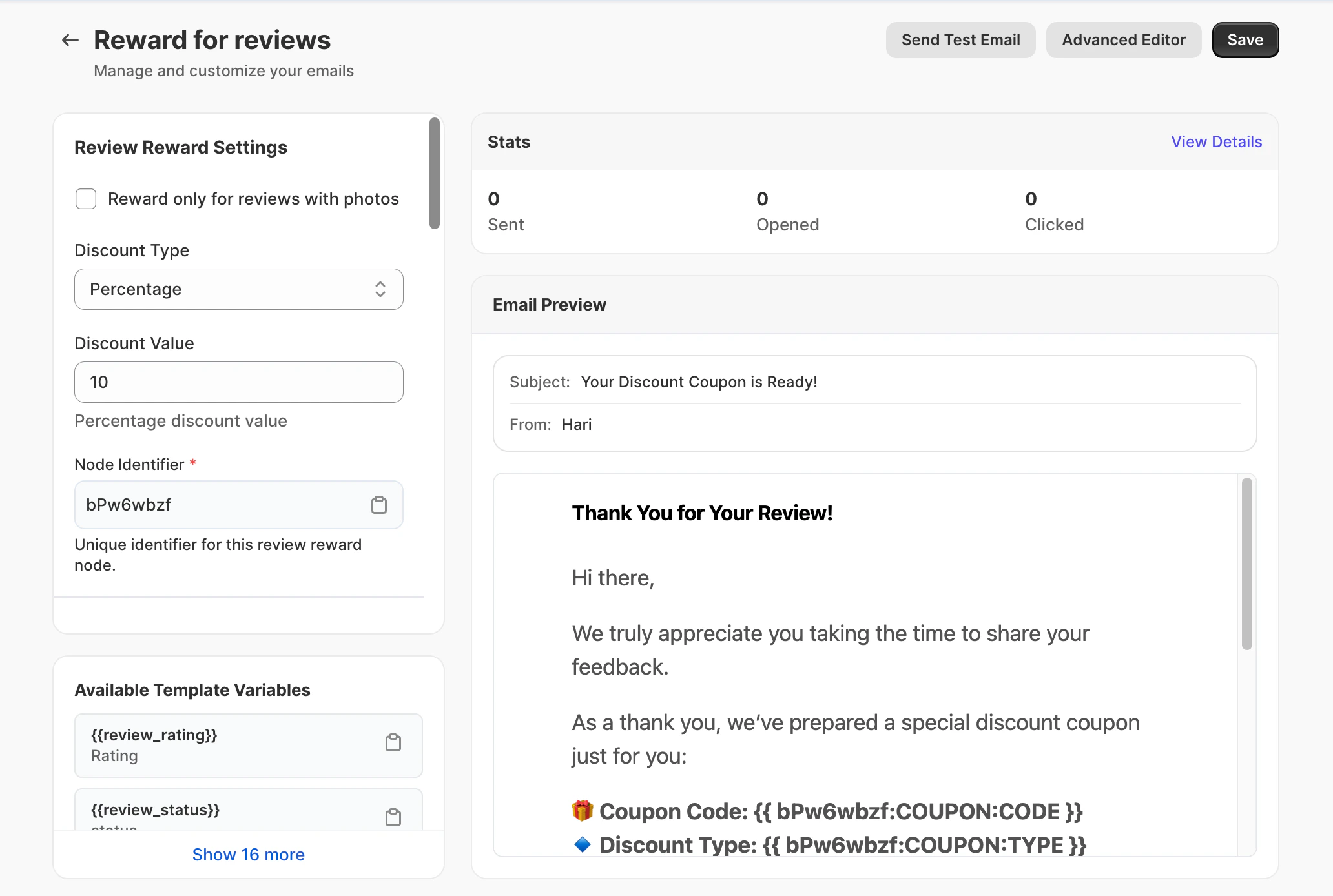 Yuko Reward For Reviews