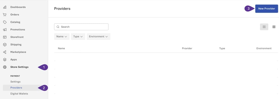 New Provider in VTEX