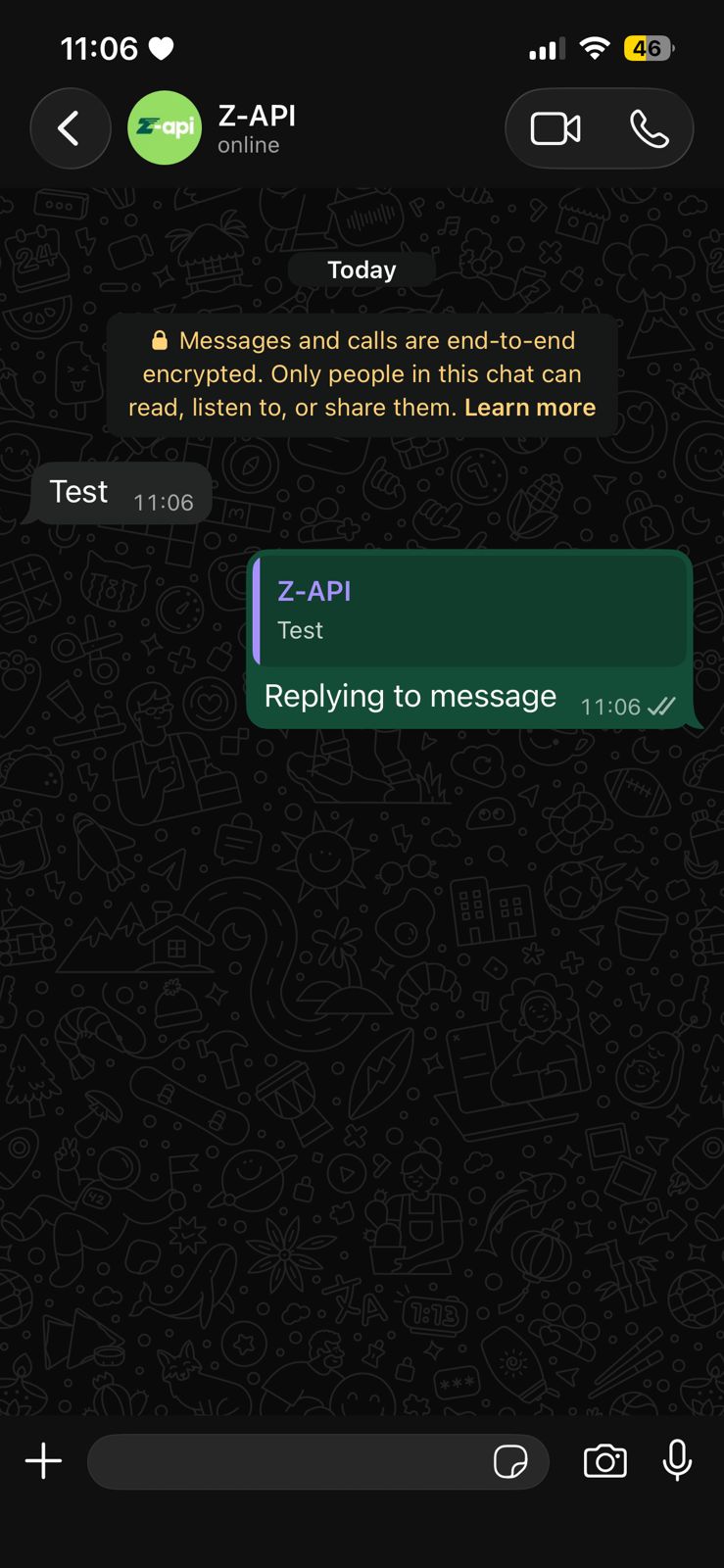 Reply message - Z-API Docs