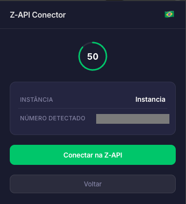 Z Api Z Conexão via Extensão Z-API Conector - Z-API Docs