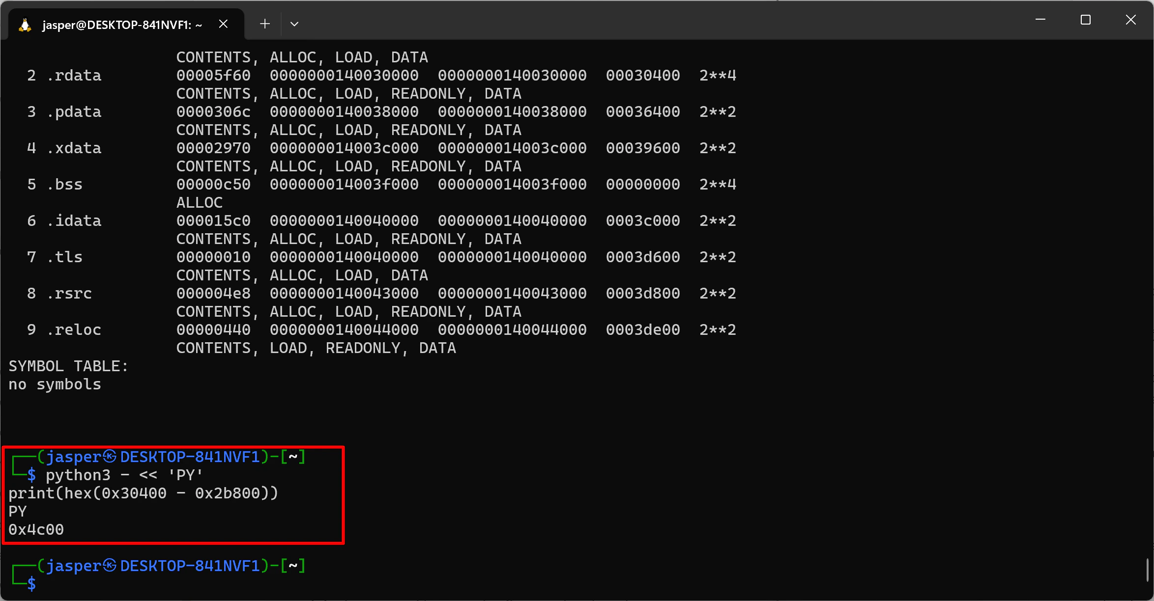 Start Data