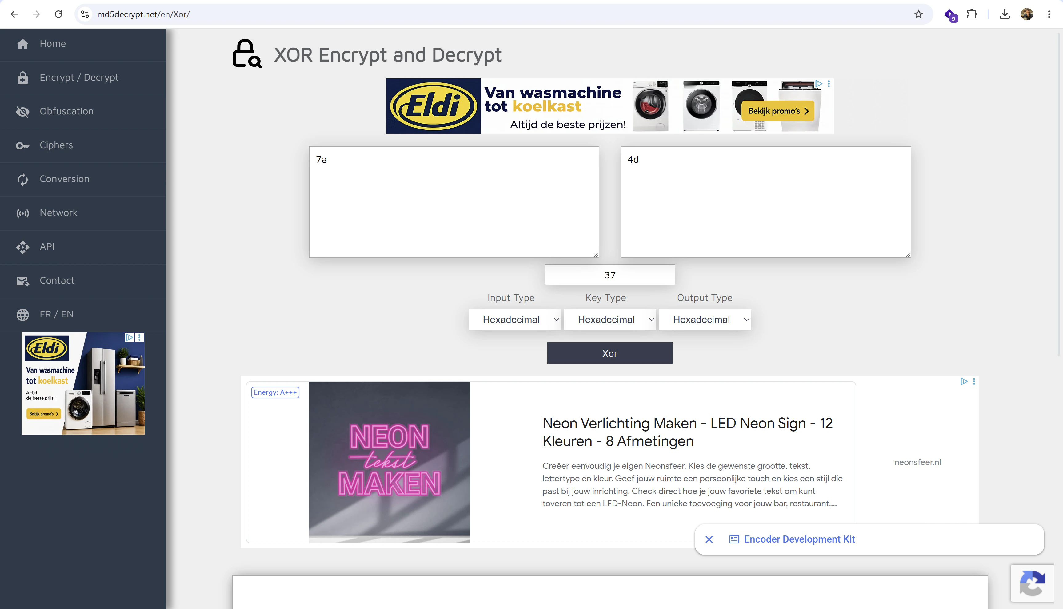 Xor Decrypt