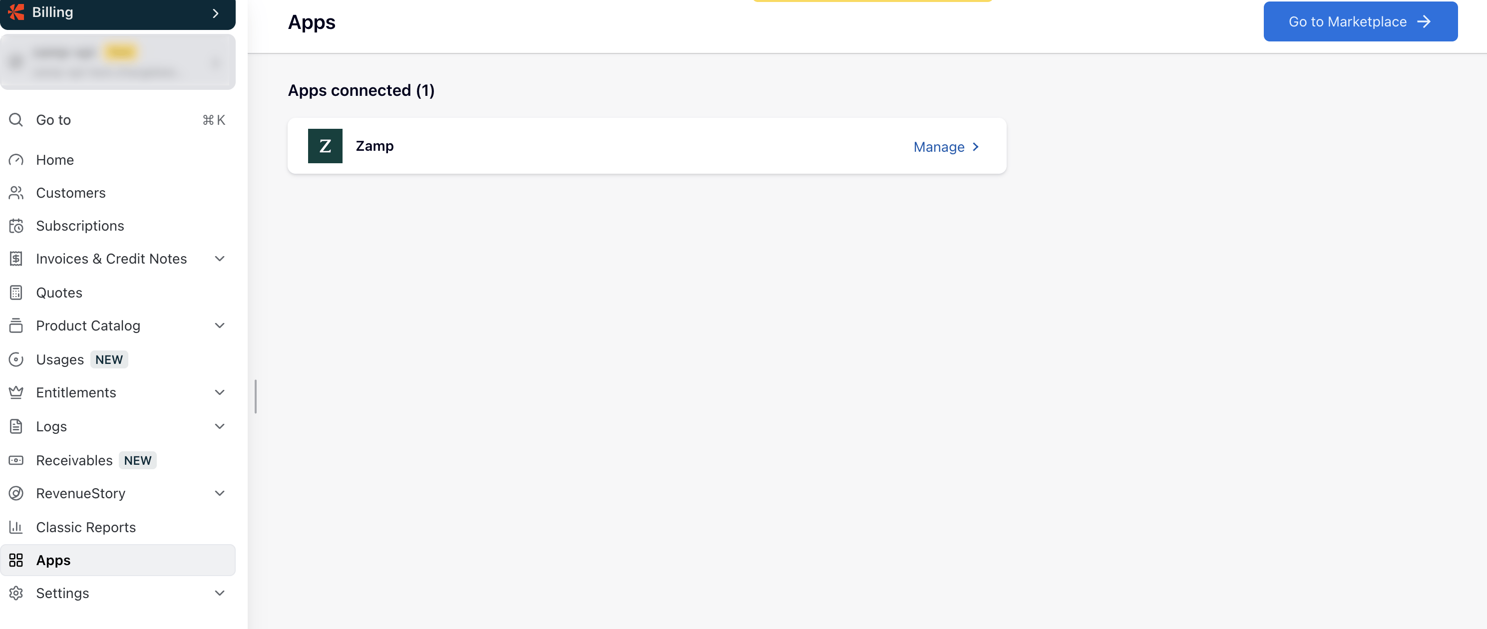 Apps Page