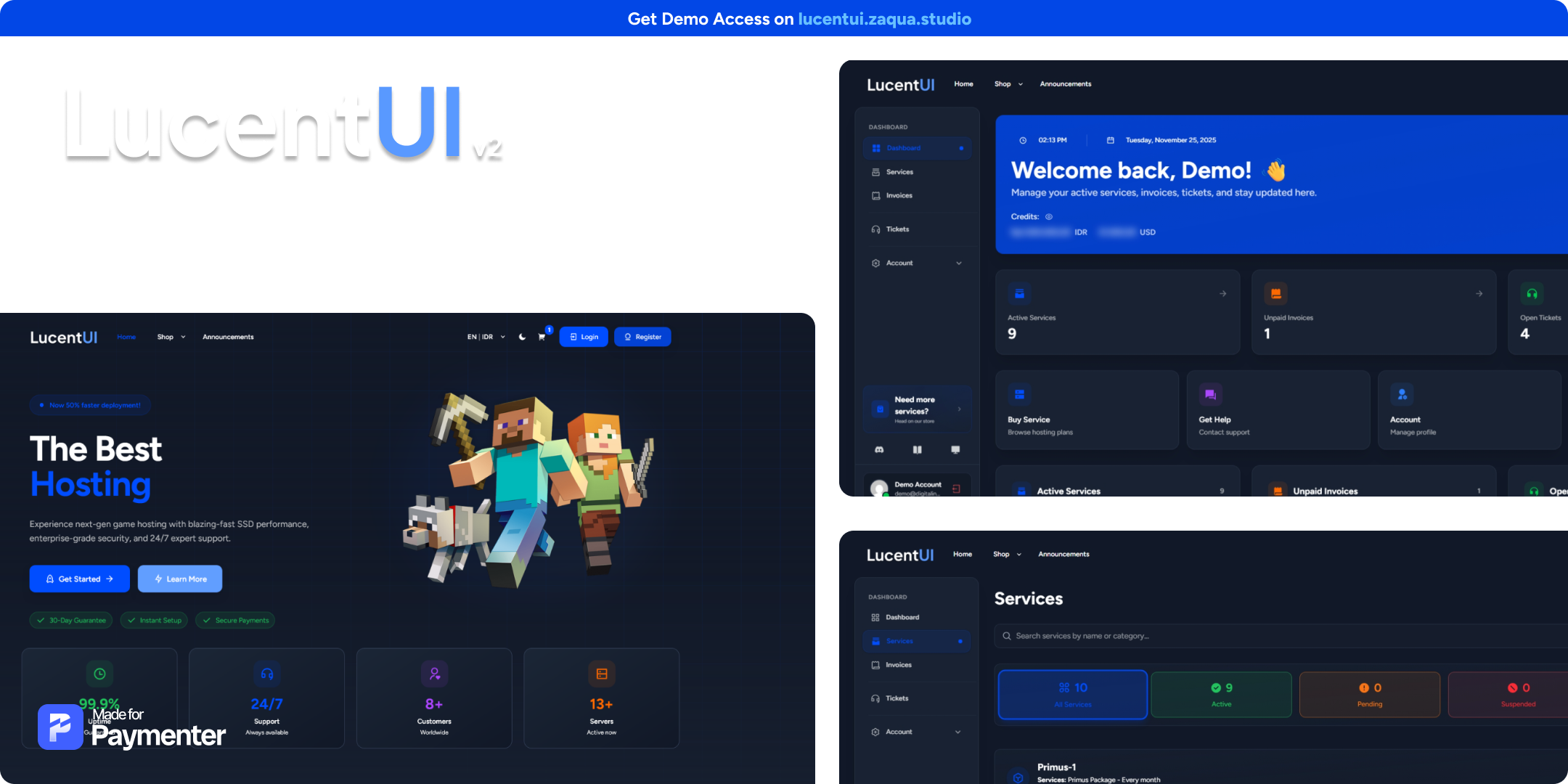LucentUI theme screenshot