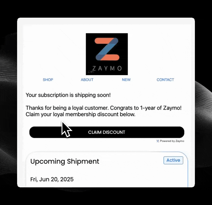 Custom button example
