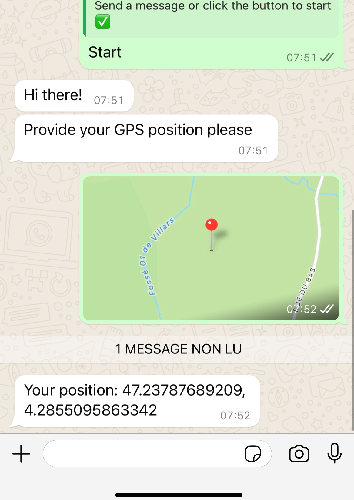 Position collection bot