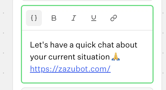 Text link icon