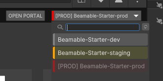 Correct Beamable realm