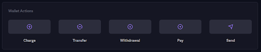 Wallet Actions