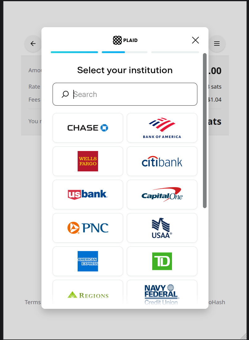 Bank Institution Selection