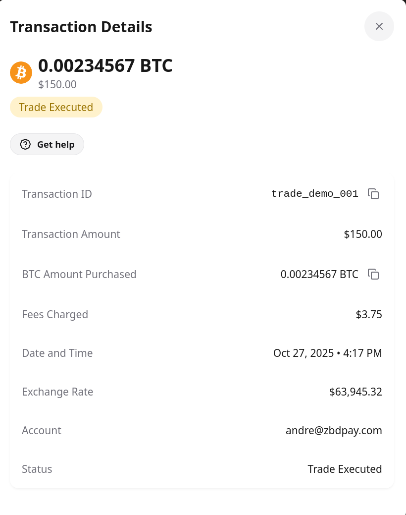 Transaction Details