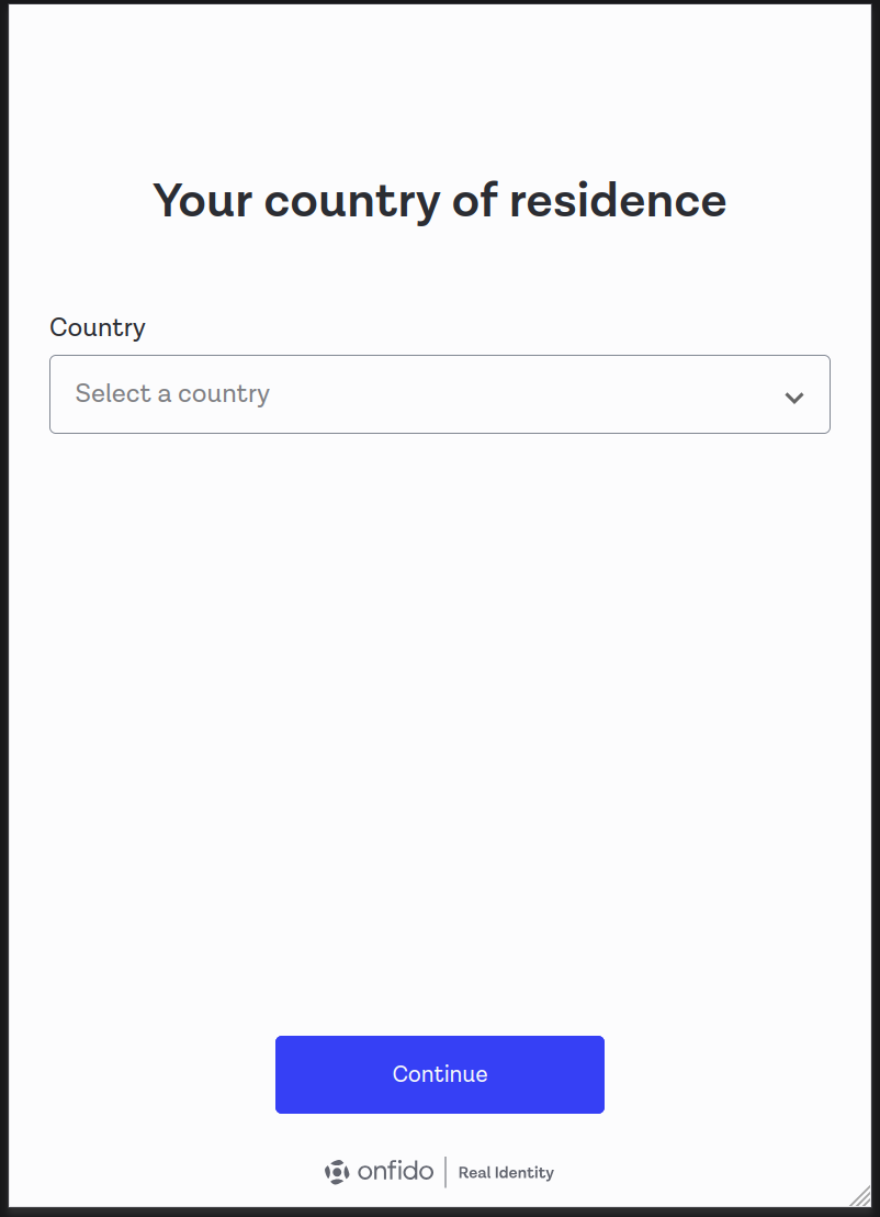 Country Selection