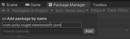 Installing Newtonsoft JSON