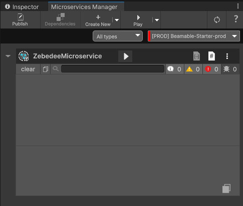 ZBD Microservice in Unity