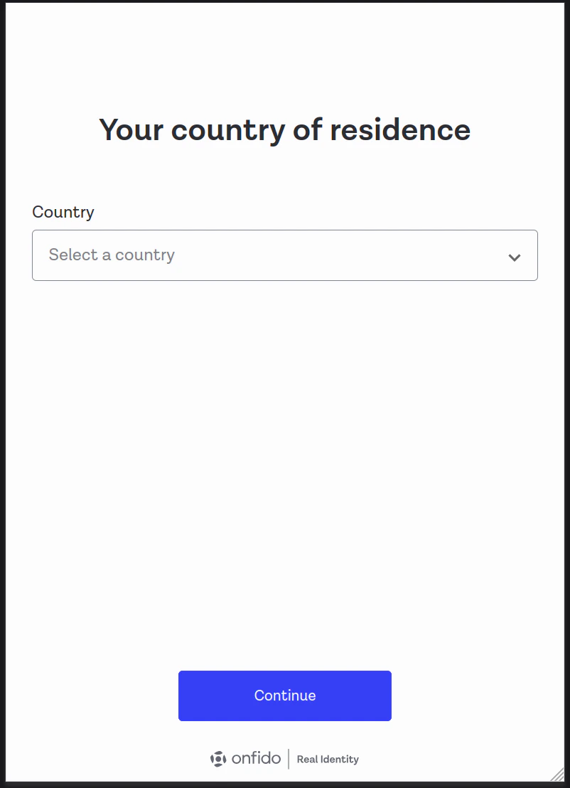Country Selection