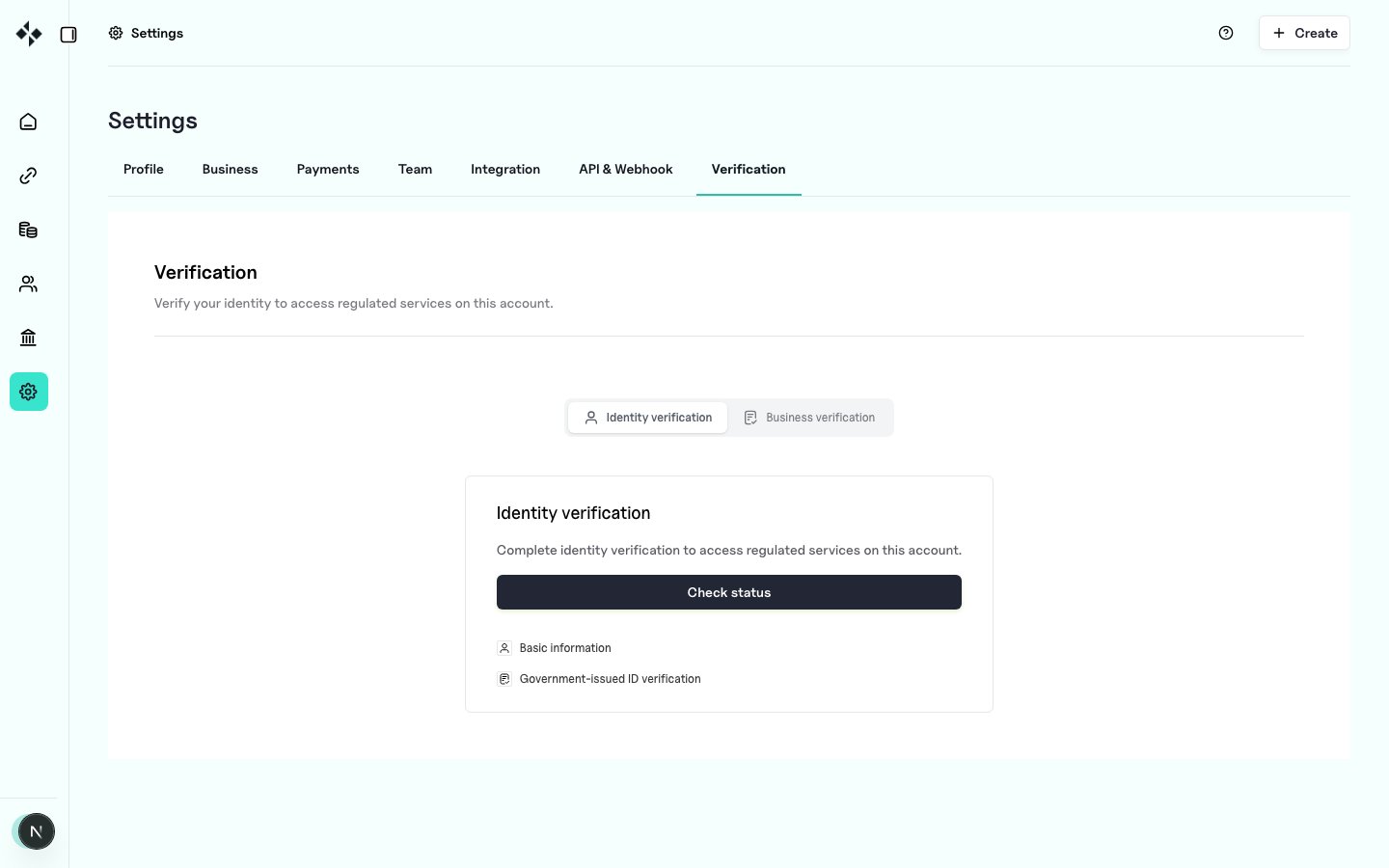 ZBX verification settings