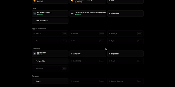 inventory status pages