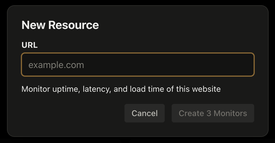 Uptime Monitoring Chart