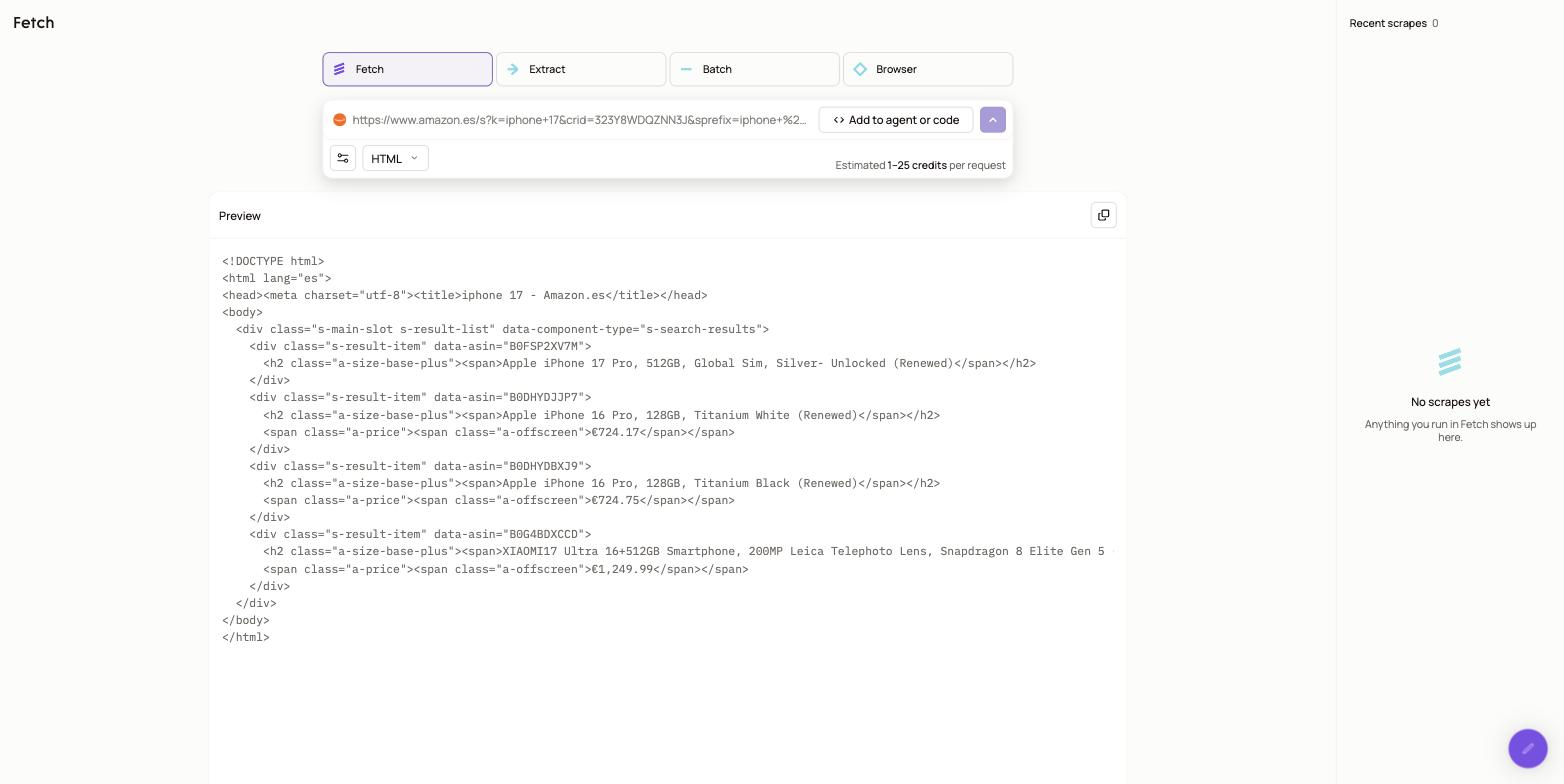 Zenrows Request Playground Page