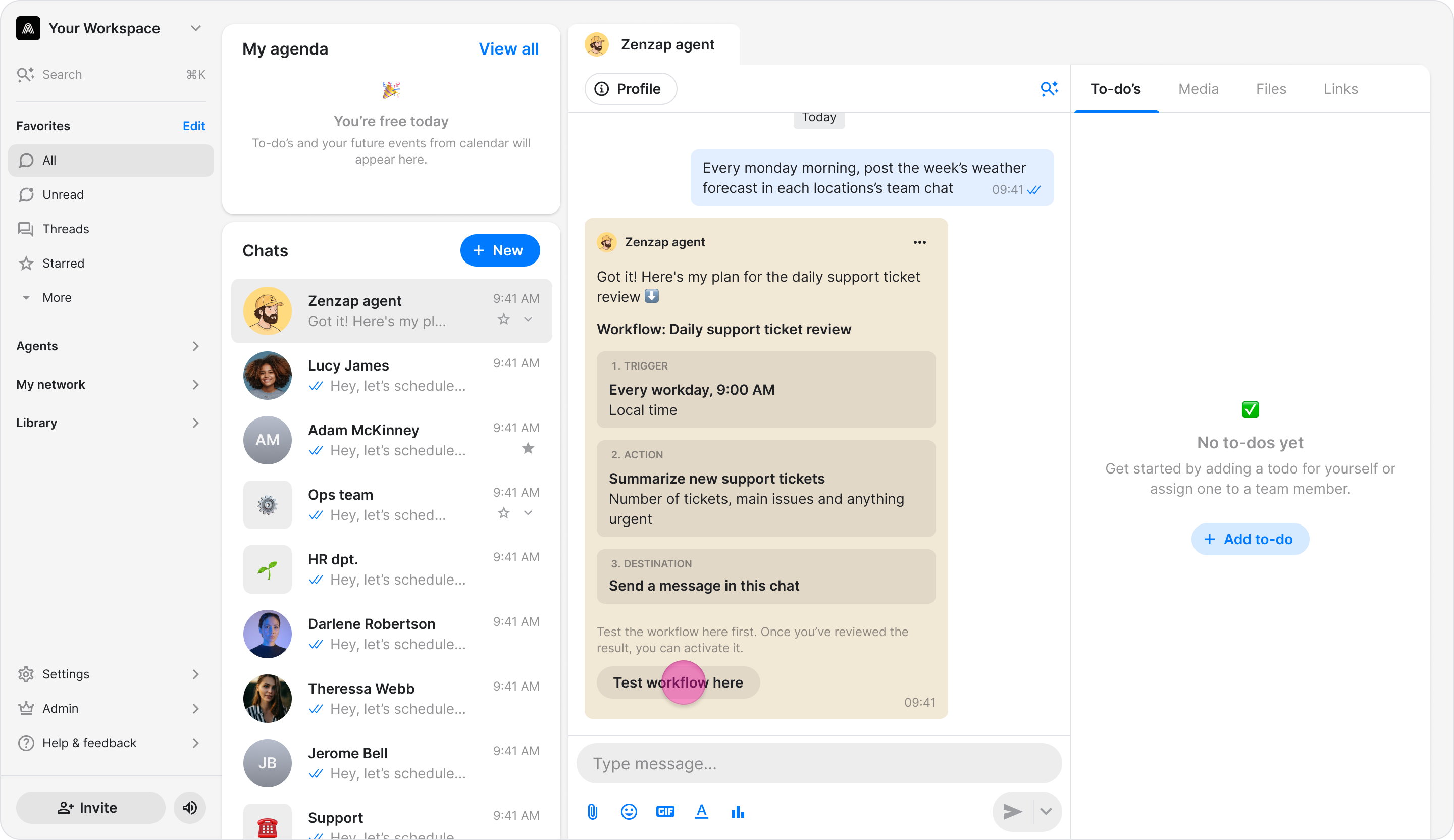 Set Up a Workflow screenshot 4