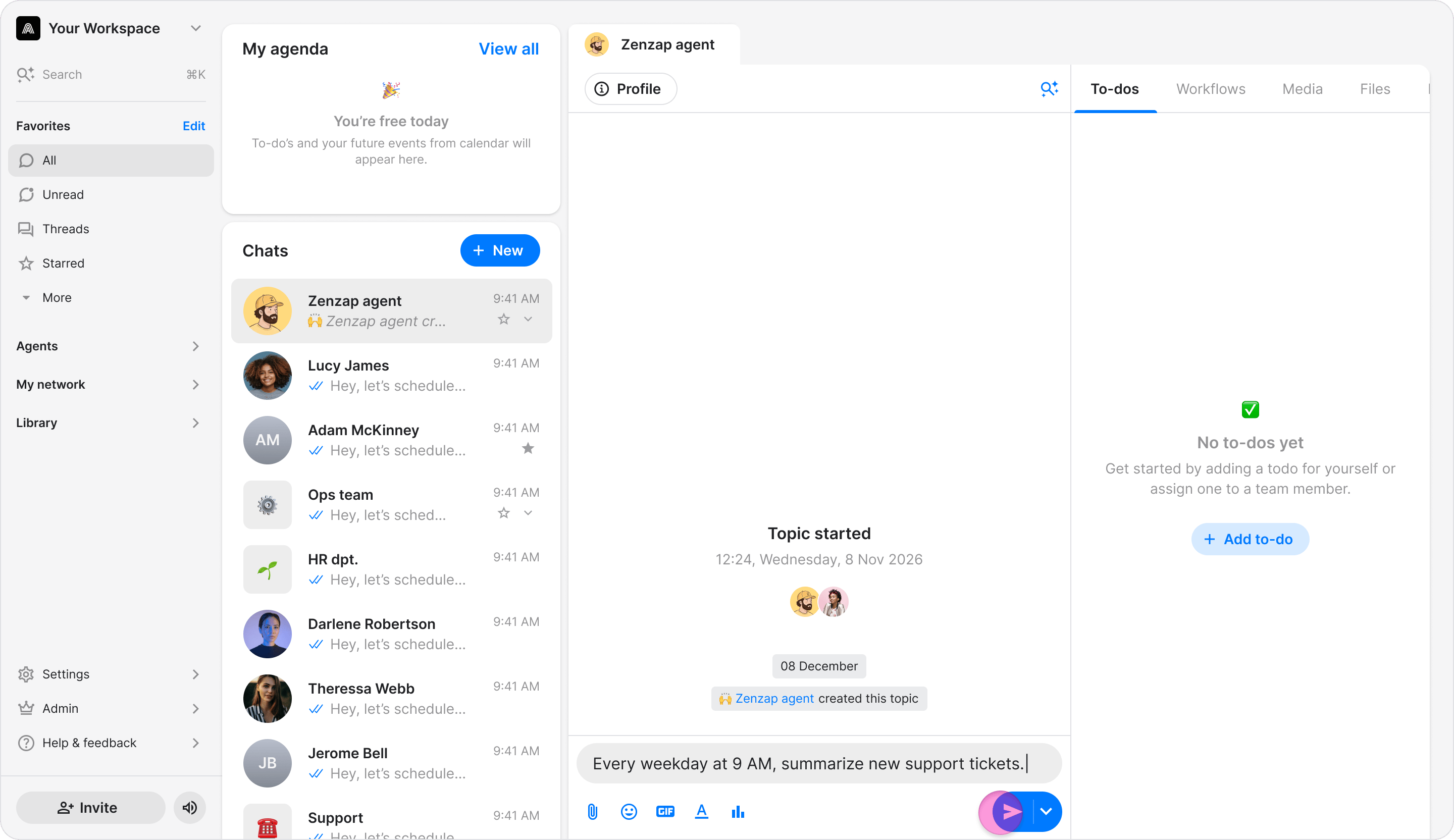 Set Up a Workflow screenshot 3