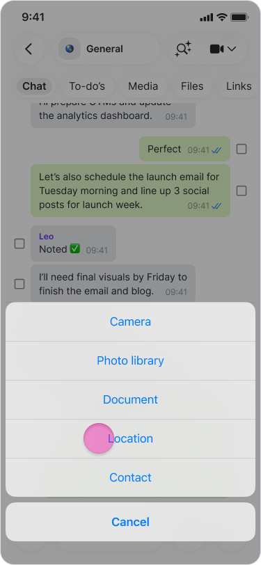 Share Location screenshot 3