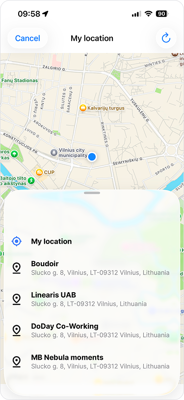 Share Location screenshot 4