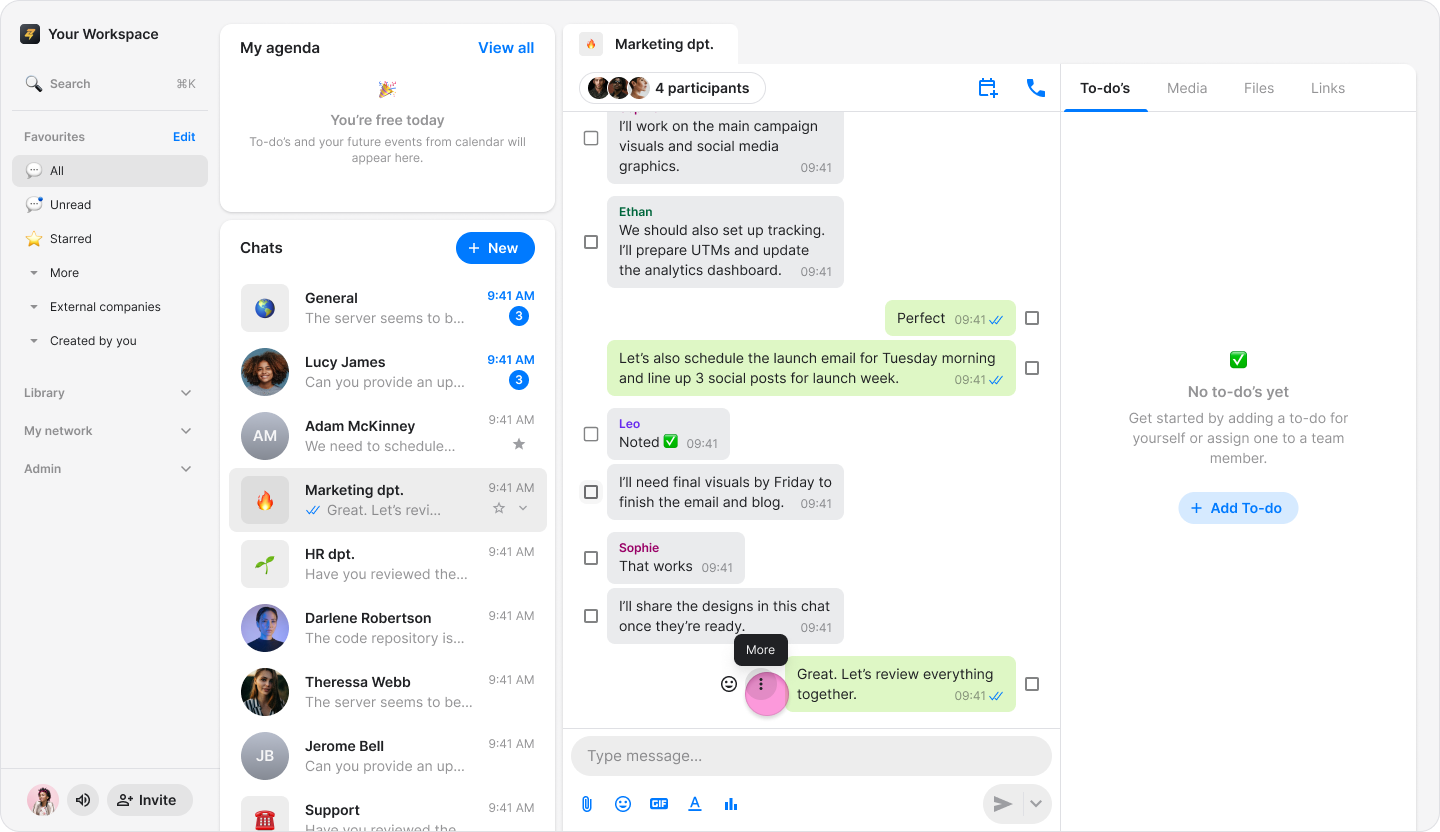 Share Messages to other Apps screenshot 4