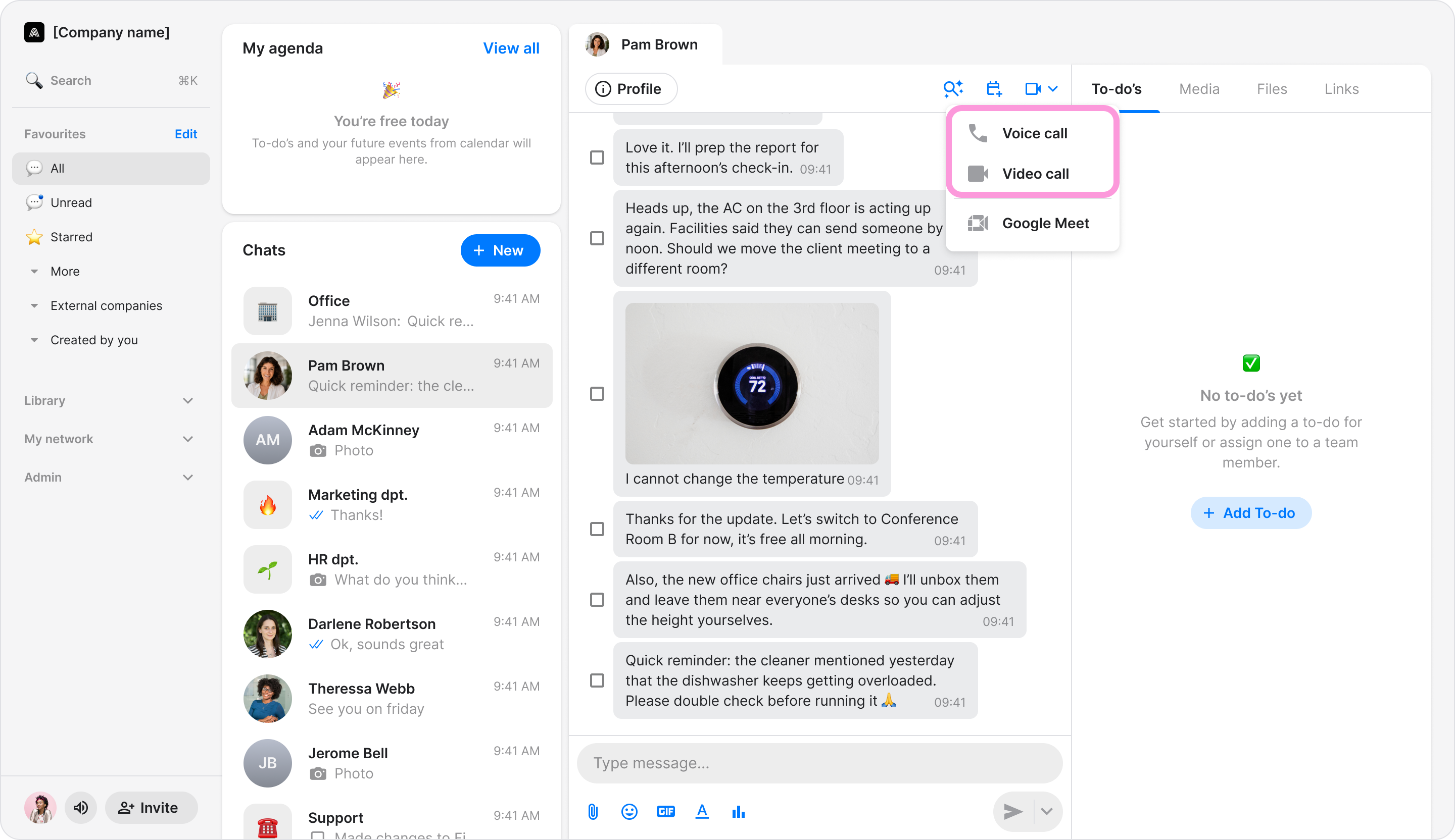 Start a Voice or Video Call screenshot 8