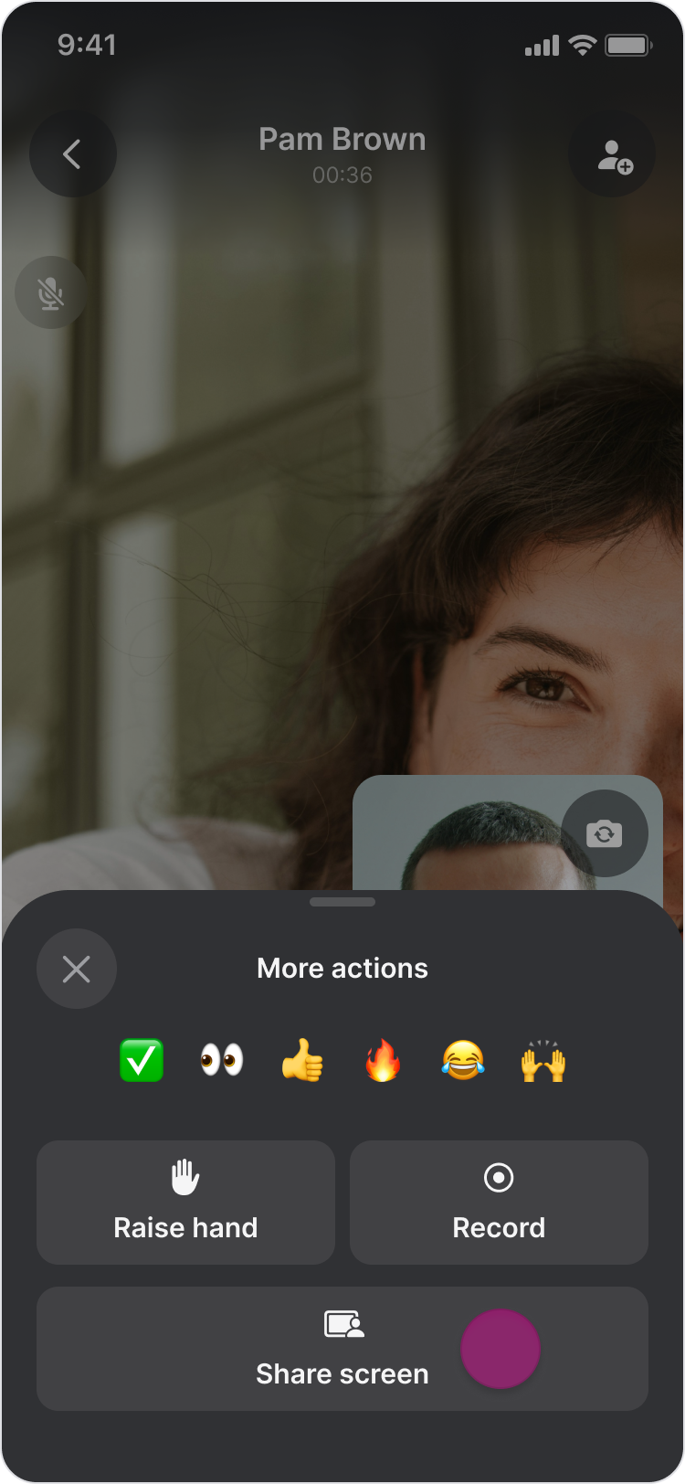Start a Voice or Video Call screenshot 4