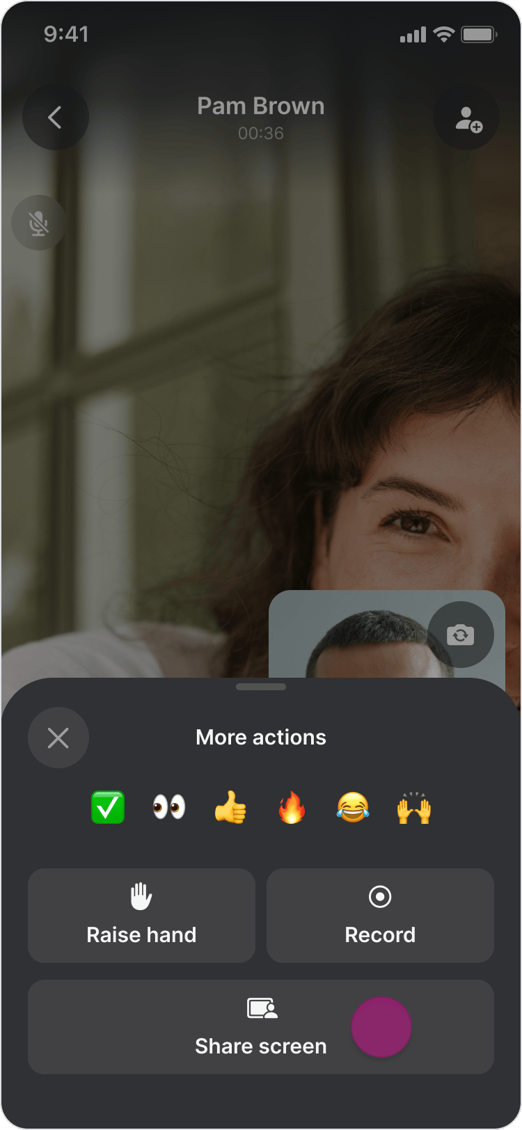 Start a Voice or Video Call screenshot 4