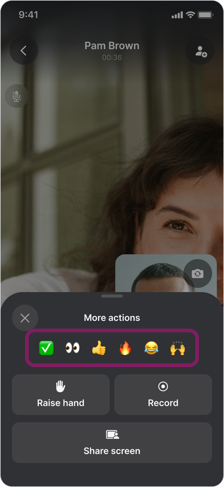 Start a Voice or Video Call screenshot 5