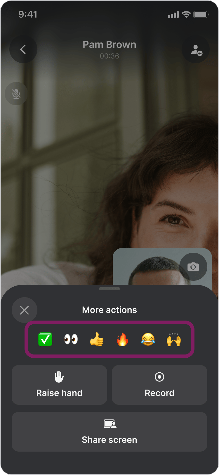 Start a Voice or Video Call screenshot 5