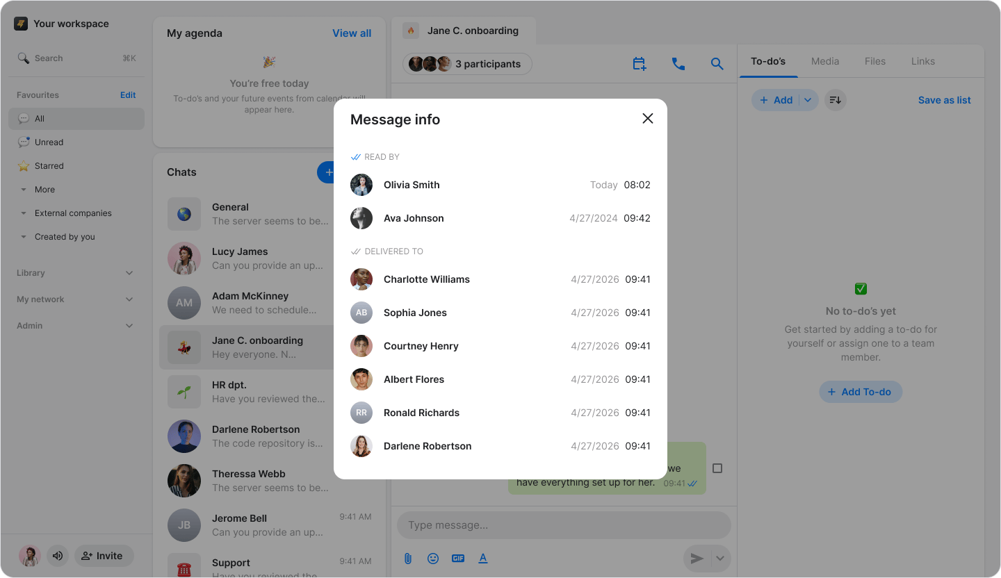 View Message Info screenshot 7