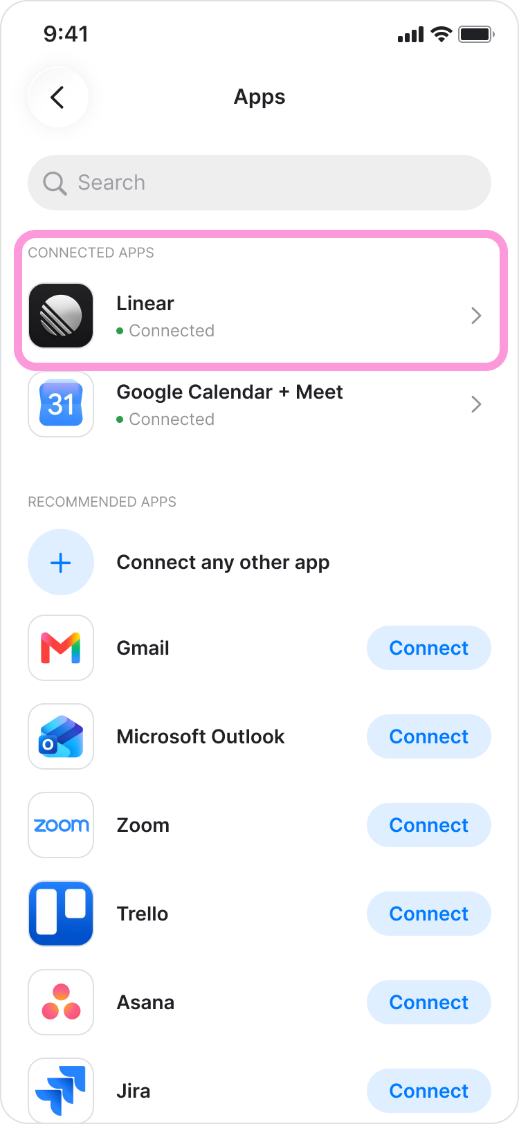 Connect an App to Zenzap screenshot 6