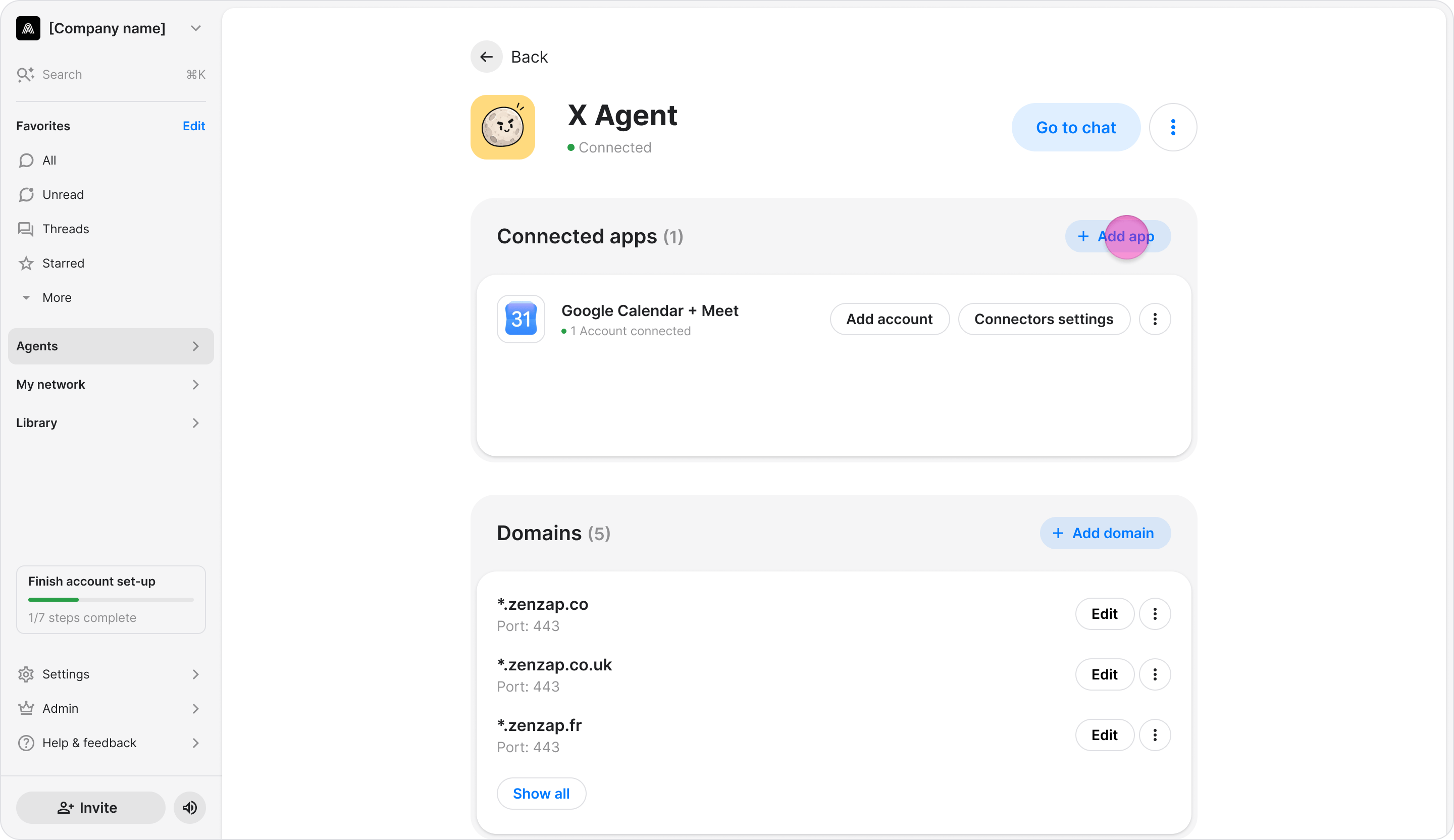 Connect an App to Zenzap screenshot 9