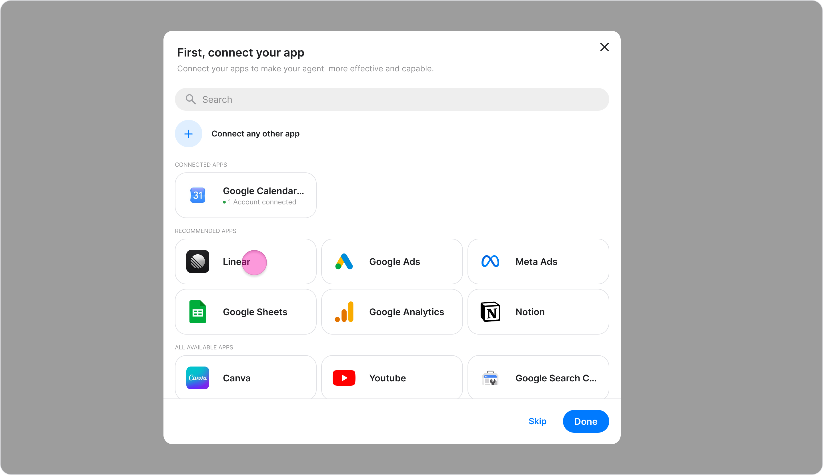 Connect an App to Zenzap screenshot 10