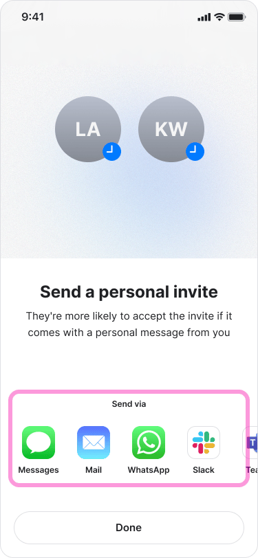 Connect with an External Collaborator screenshot 10