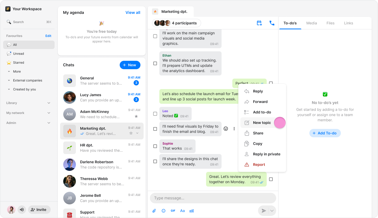 Create a Topic from a Message screenshot 7