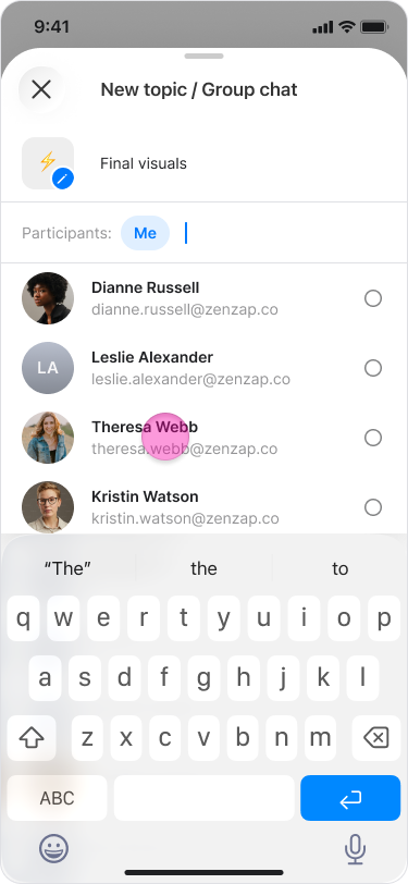 Create a Topic from a Message screenshot 4