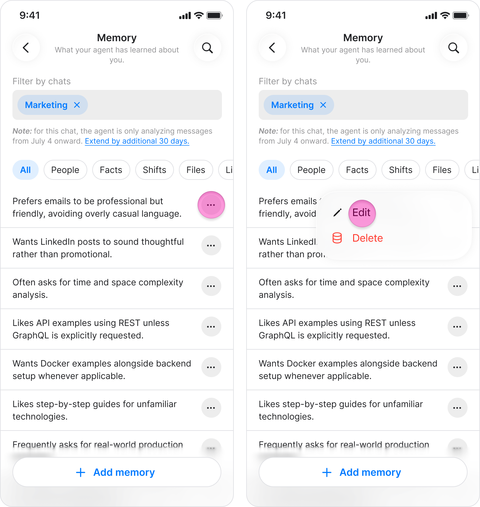 Manage Your Agent’s Memory screenshot 8