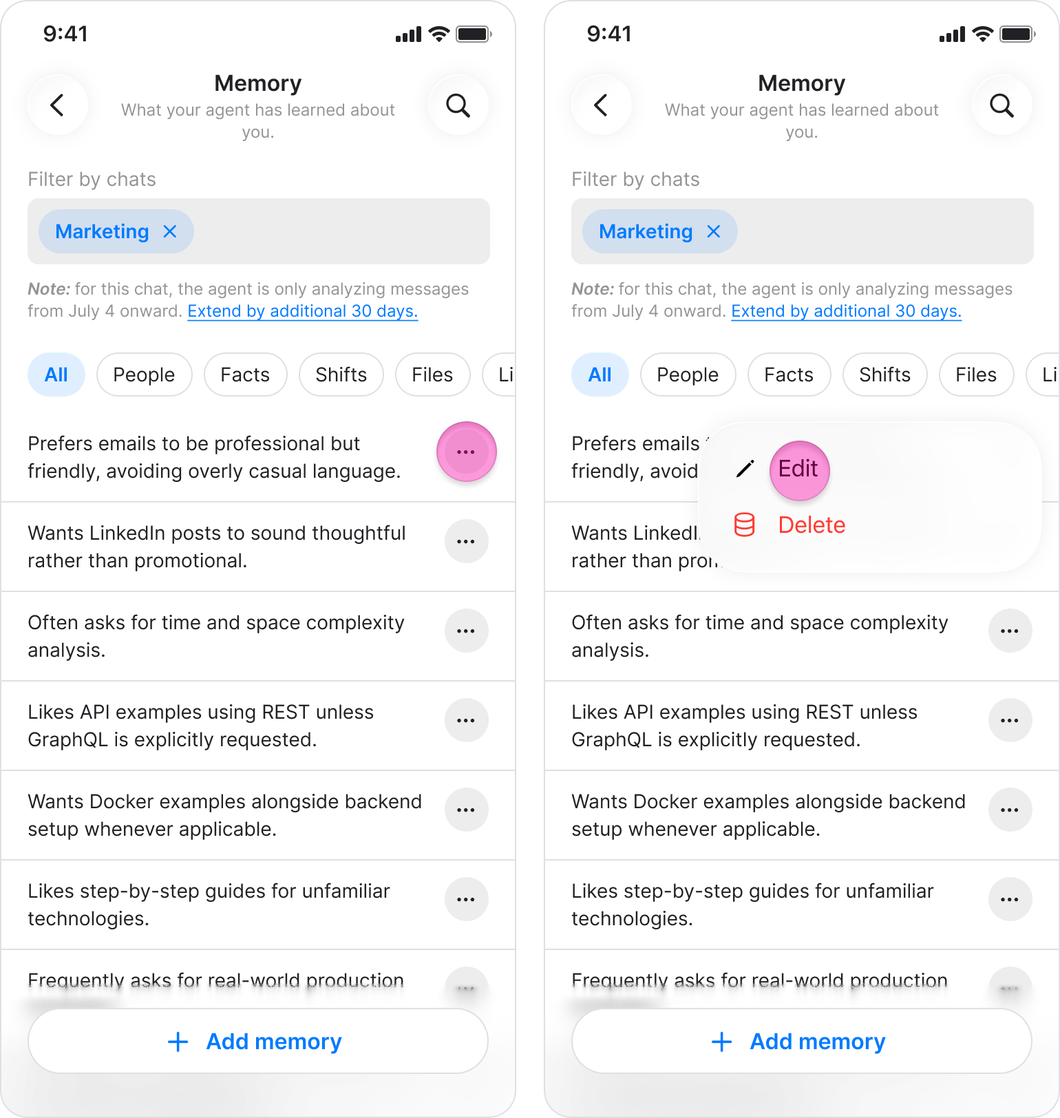 Manage Your Agent’s Memory screenshot 8
