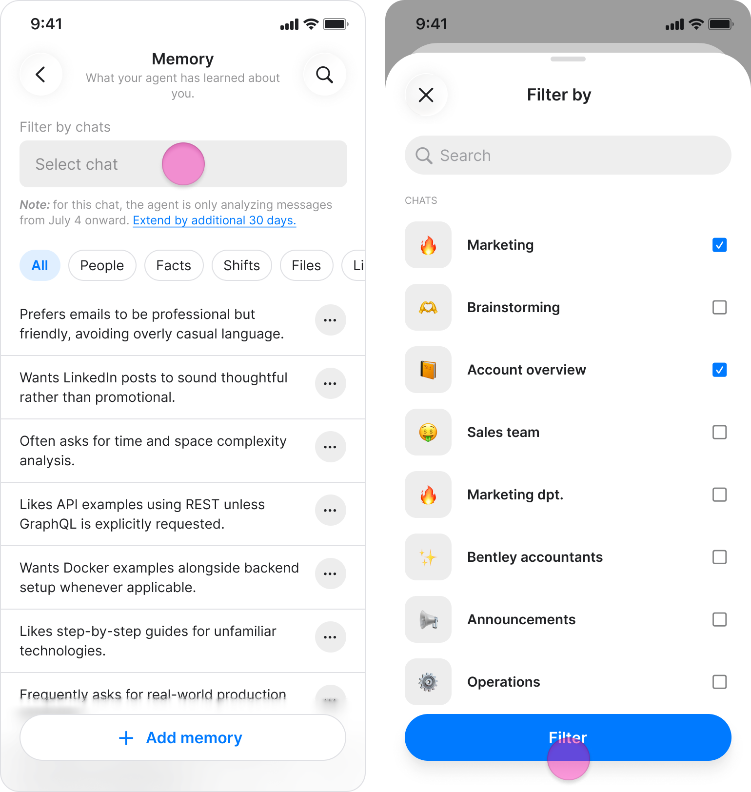 Manage Your Agent’s Memory screenshot 4