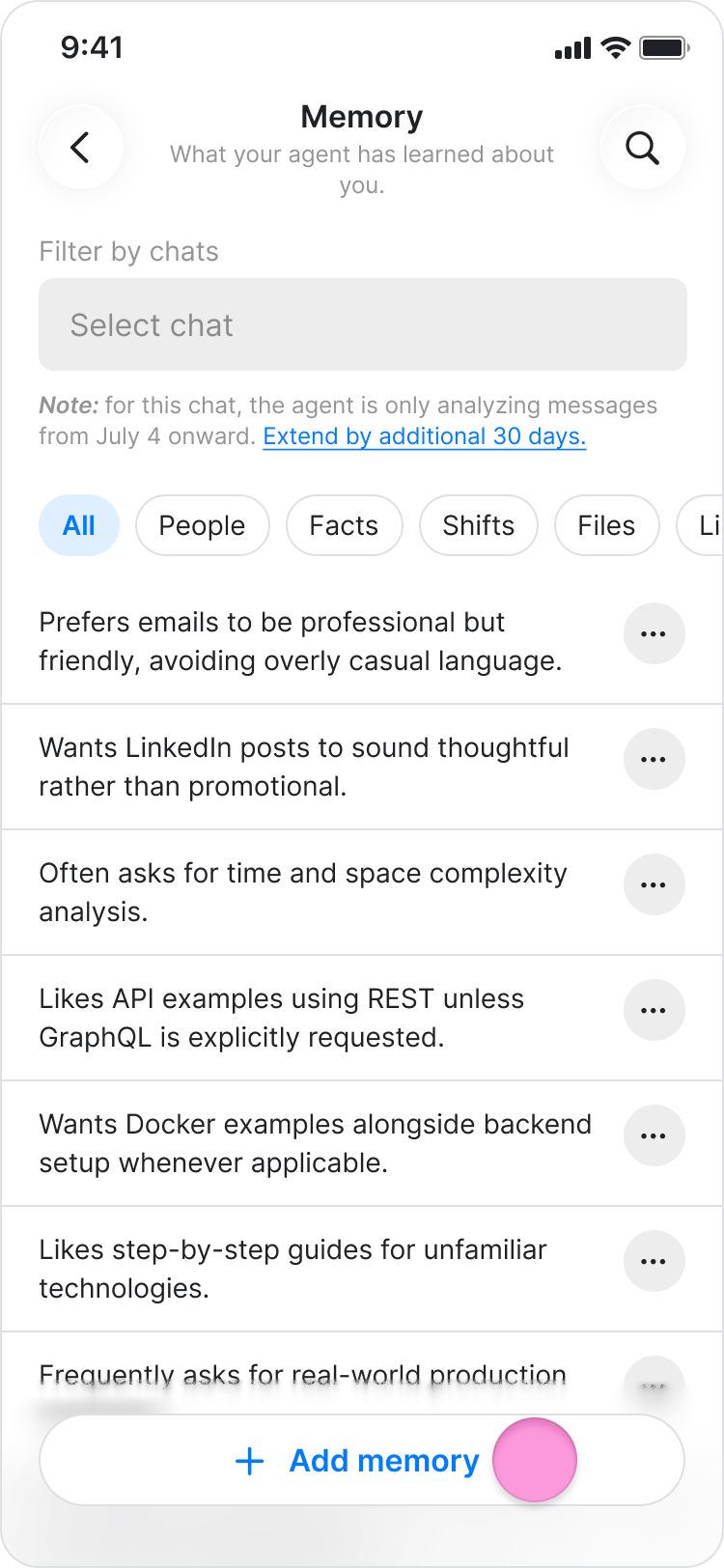 Manage Your Agent’s Memory screenshot 5