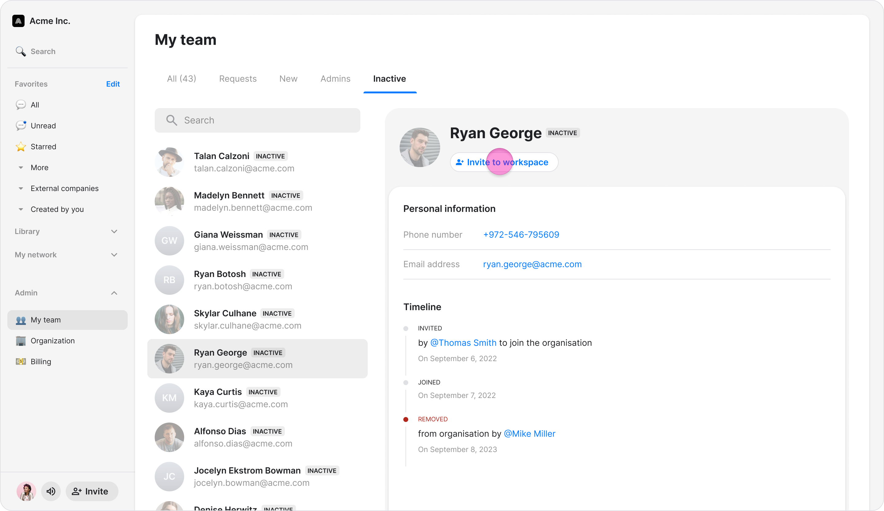 Manage Your Team screenshot 16