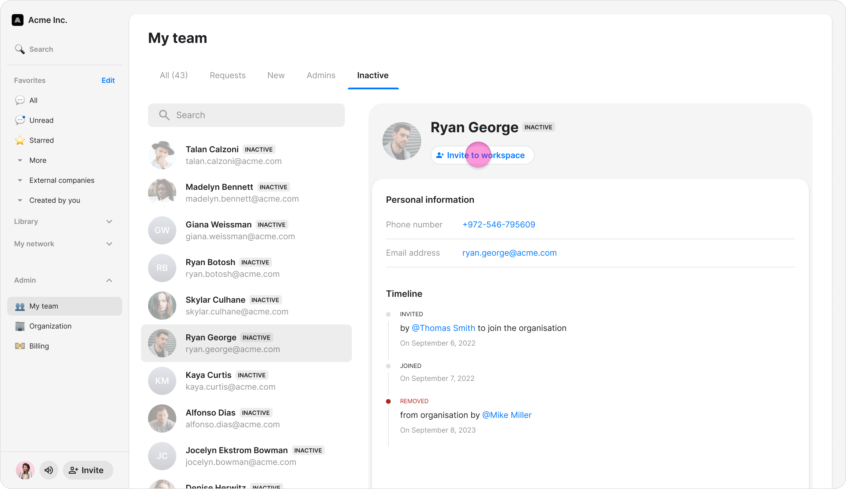Manage Your Team screenshot 16