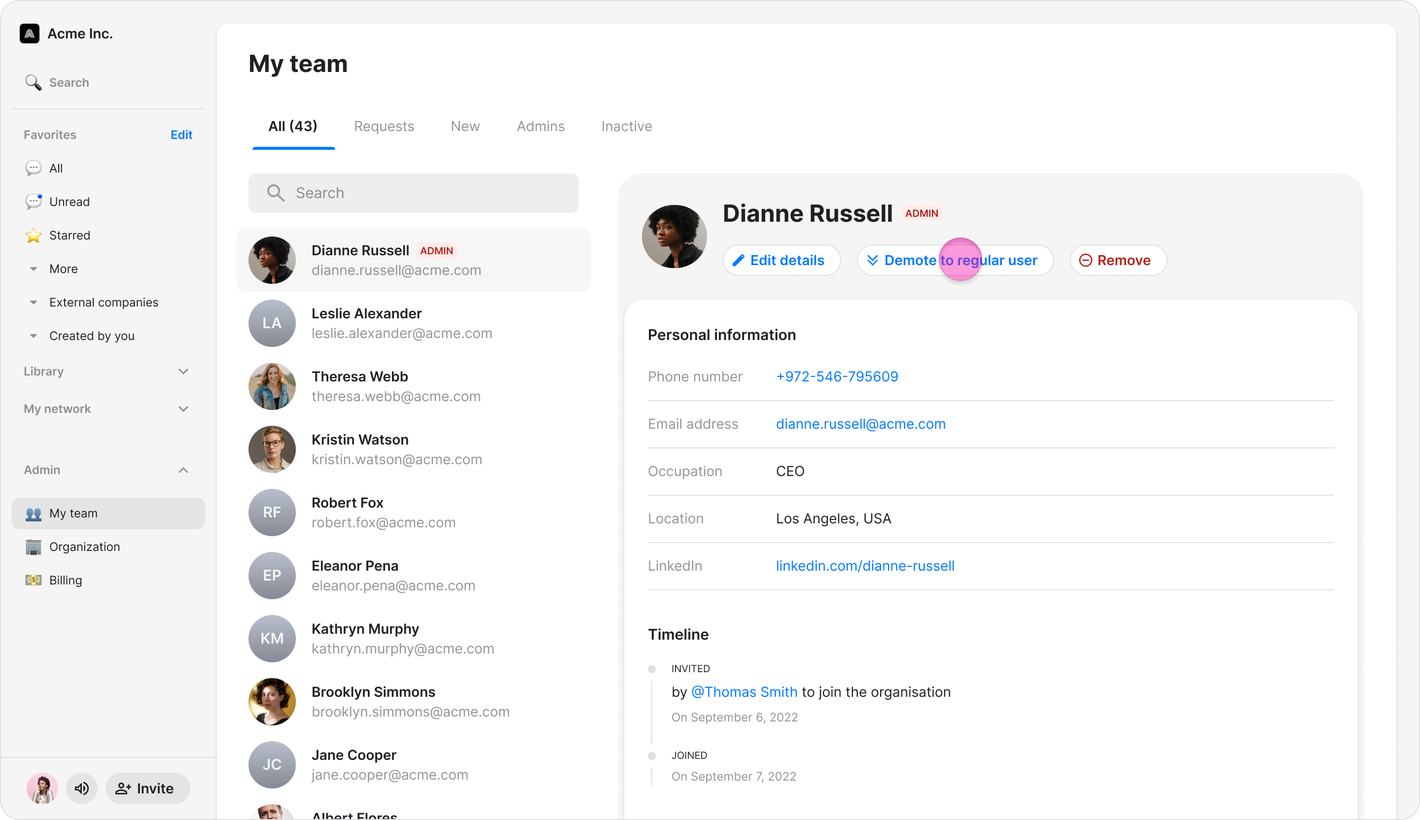 Manage Your Team screenshot 14