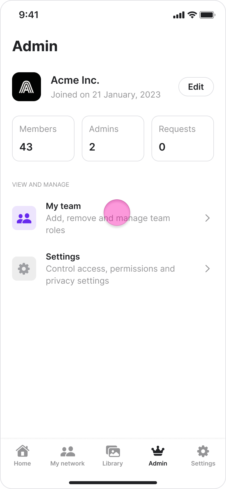 Manage Your Team screenshot 2