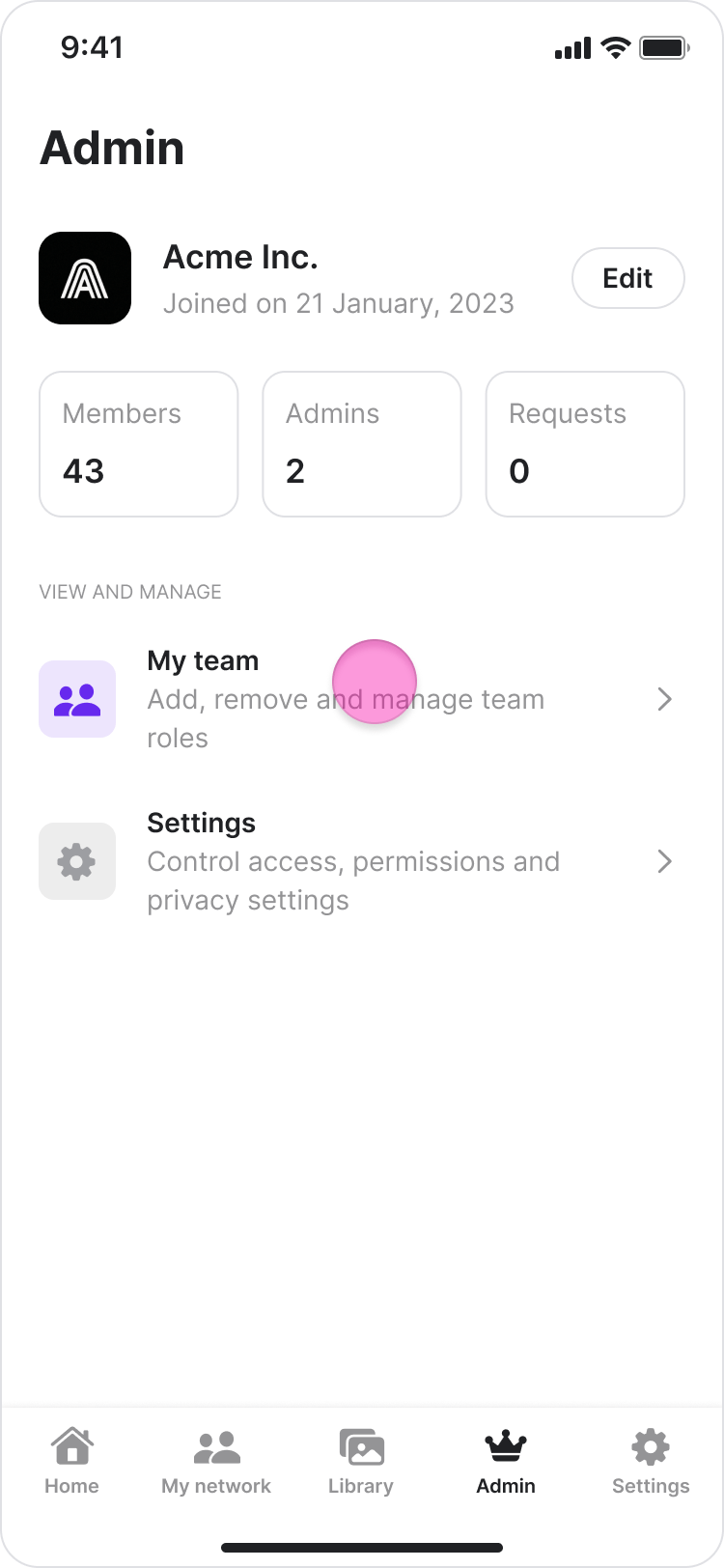 Manage Your Team screenshot 2